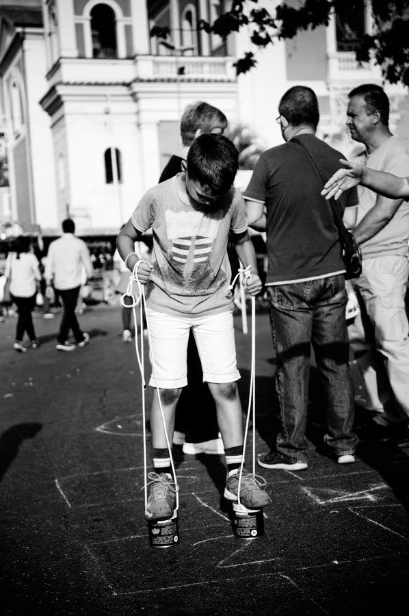 foto di strada a roma